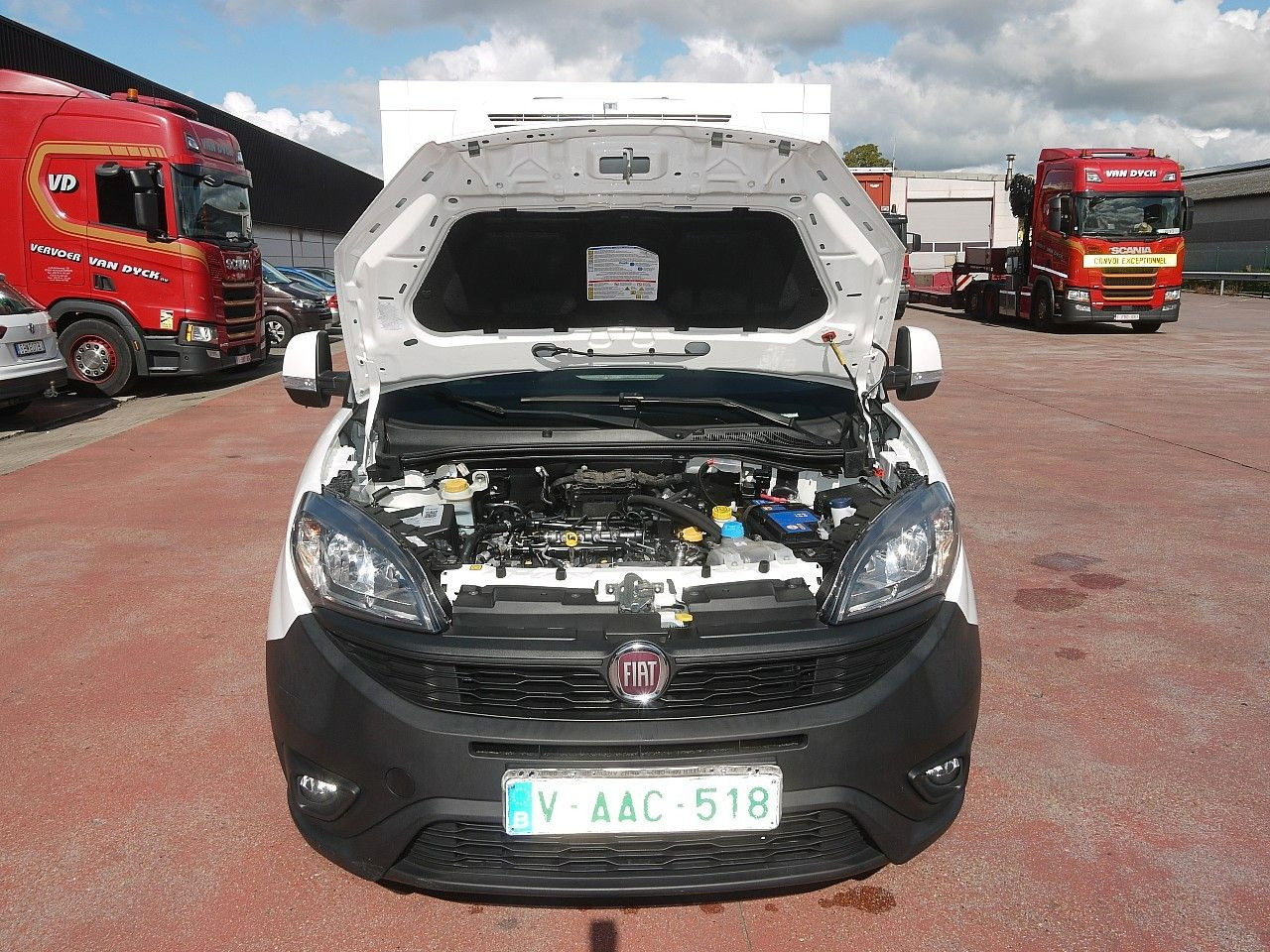 Furgoneta frigorifica Fiat DOBLO 1.6 KUHLKOFFER THERMOKING MT   A/C: foto 17