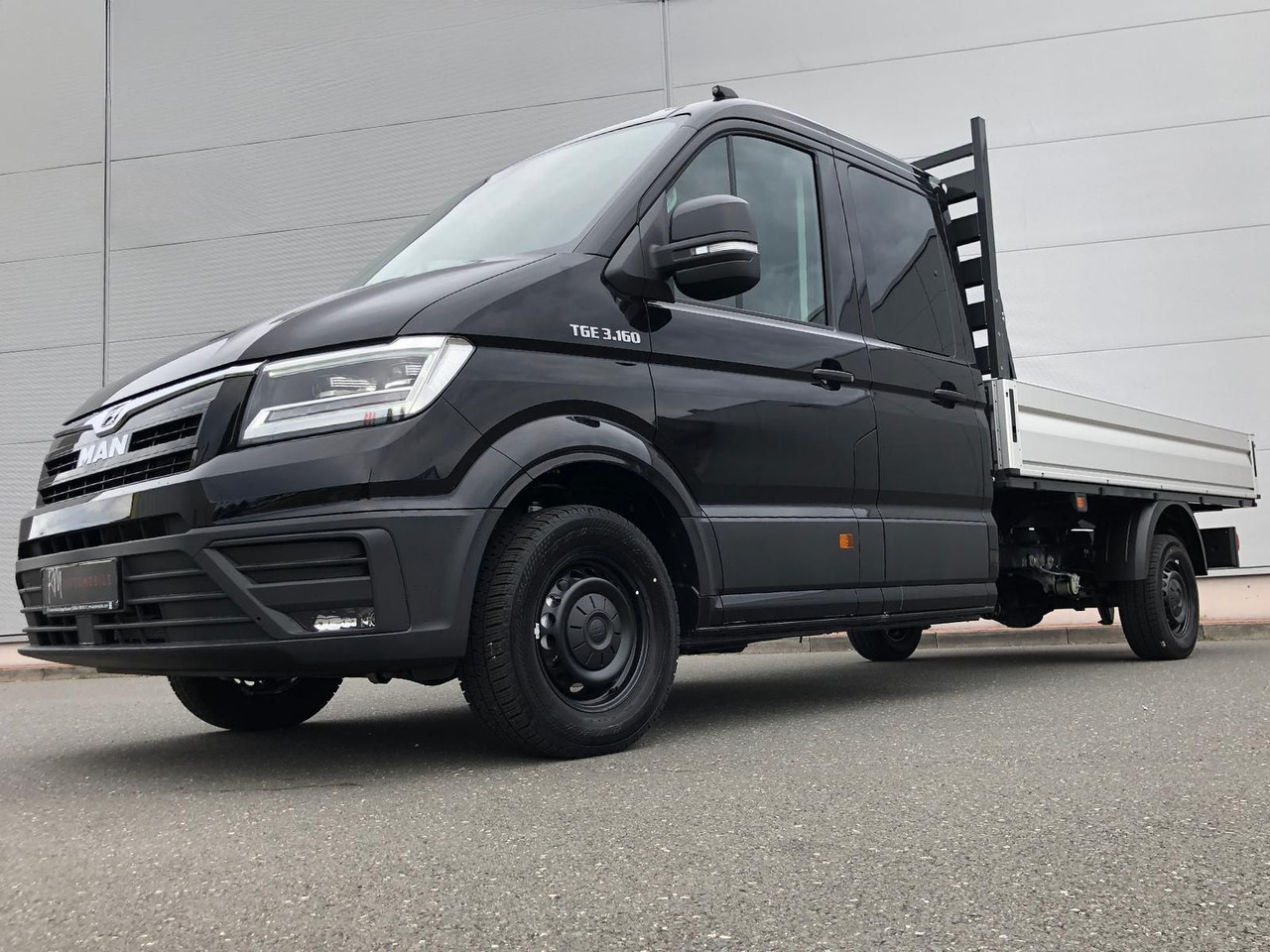 Furgoneta caja abierta, Furgoneta combi MAN TGE 3.160 Pritsche DOKA LR HECK AHK 3.5t ACC NAV: foto 9