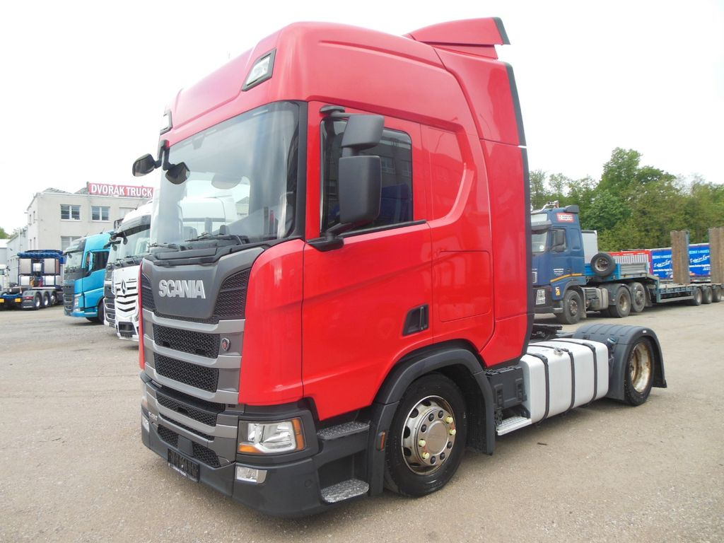 Scania R450 LOWDECK, RETARDER, STANDKLIMA, VOLL LUFT Scania R450 LOWDECK, RETARDER, STANDKLIMA, VOLL LUFT - Cabeza tractora: foto 1 Scania R450 LOWDECK, RETARDER, STANDKLIMA, VOLL LUFT Scania R450 LOWDECK, RETARDER, STANDKLIMA, VOLL LUFT - Cabeza tractora: foto 1