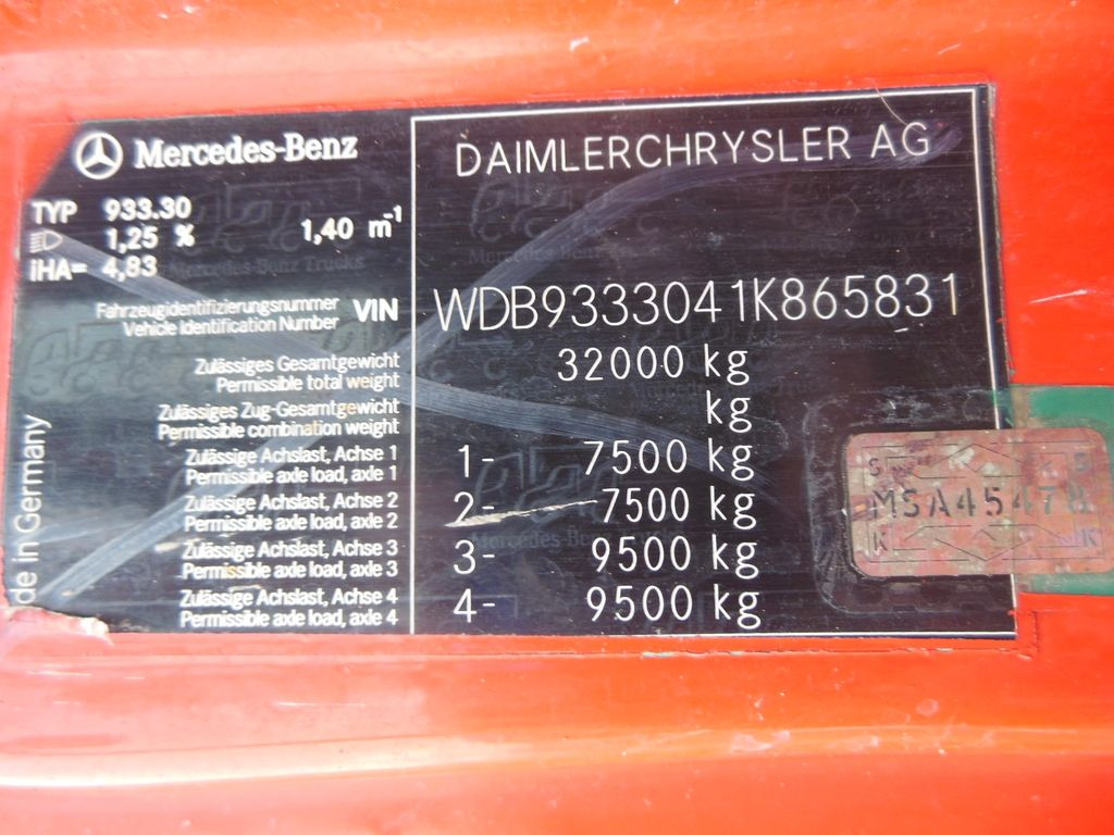 Camión bomba de hormigón Mercedes-Benz ACTROS 3241, LIEBHERR 7m3, PUMPE PUTZMEISTER 24m: foto 30