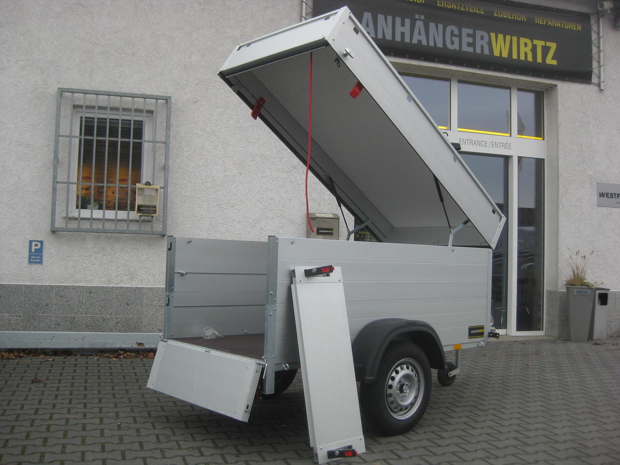 ALUBOXX Deckelanhänger GT 750 VT1 201x101x83cm (XS) 750kg - Remolque caja cerrada: foto 1 ALUBOXX Deckelanhänger GT 750 VT1 201x101x83cm (XS) 750kg - Remolque caja cerrada: foto 1