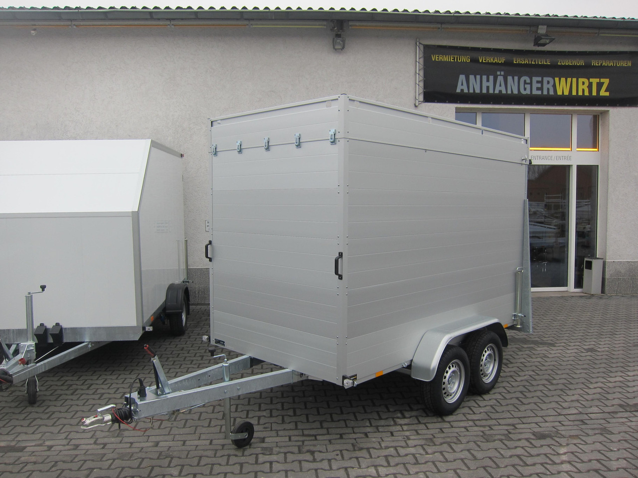 ALUBOXX Deckelanhänger GTT 2500 VT4 301x151x188cm Heckrampe (M) 2500kg order online Aktion - Remolque caja cerrada: foto 5 ALUBOXX Deckelanhänger GTT 2500 VT4 301x151x188cm Heckrampe (M) 2500kg order online Aktion - Remolque caja cerrada: foto 5