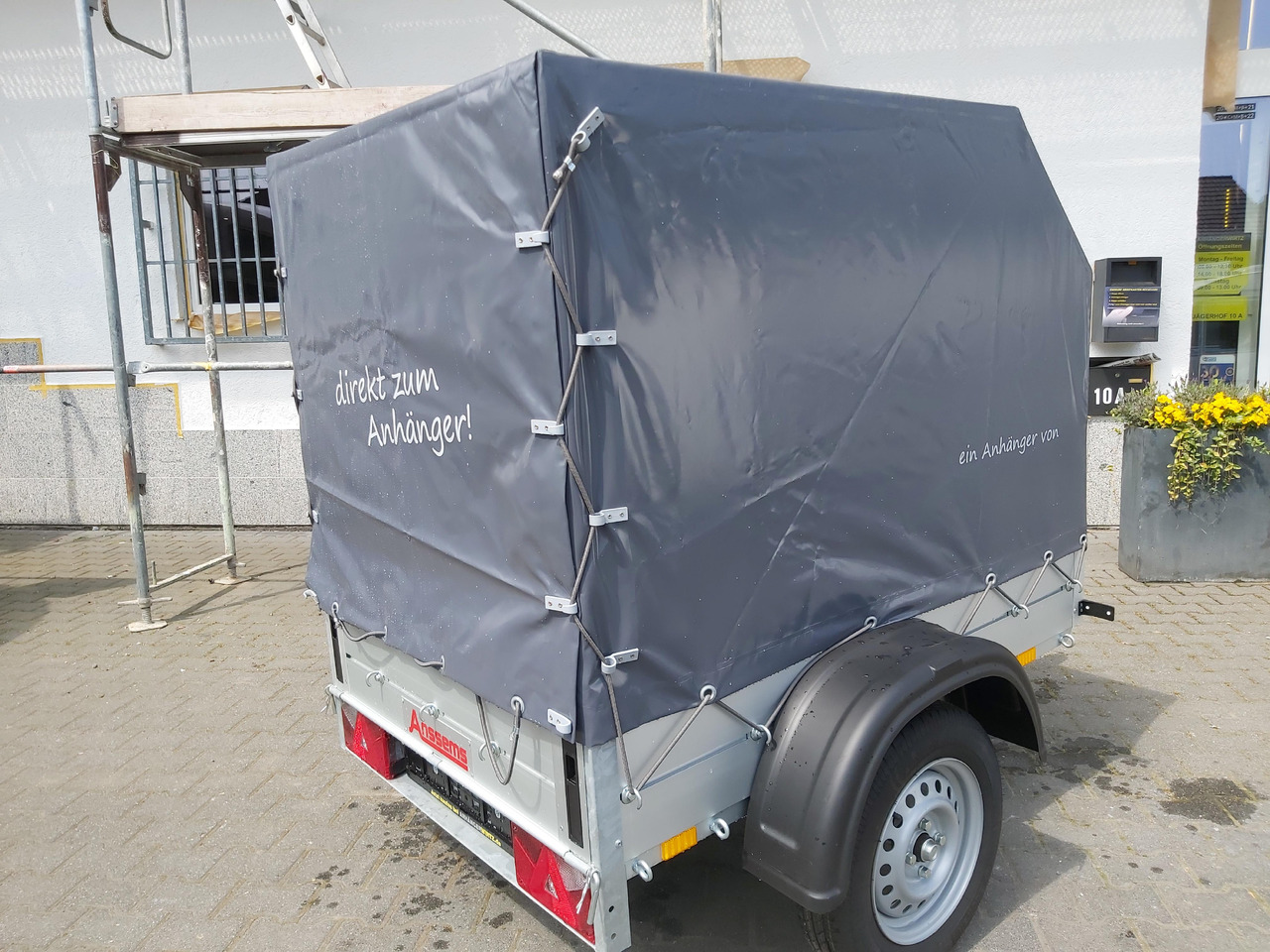 Aluliner Planen Anhänger GT 500 151x101x120 +Hochplane aero grau (XXS) 500kg 2021 - Remolque de coche: foto 3 Aluliner Planen Anhänger GT 500 151x101x120 +Hochplane aero grau (XXS) 500kg 2021 - Remolque de coche: foto 3
