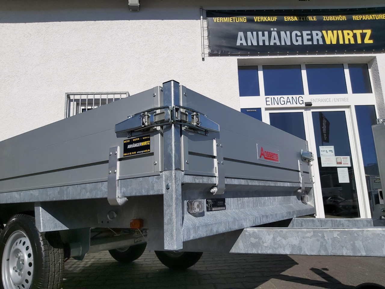 Anssems Hochlader PSX - S 2500 305x153x30cm (M) 2500kg preorder Aktion online - Remolque plataforma/ Caja abierta: foto 4 Anssems Hochlader PSX - S 2500 305x153x30cm (M) 2500kg preorder Aktion online - Remolque plataforma/ Caja abierta: foto 4