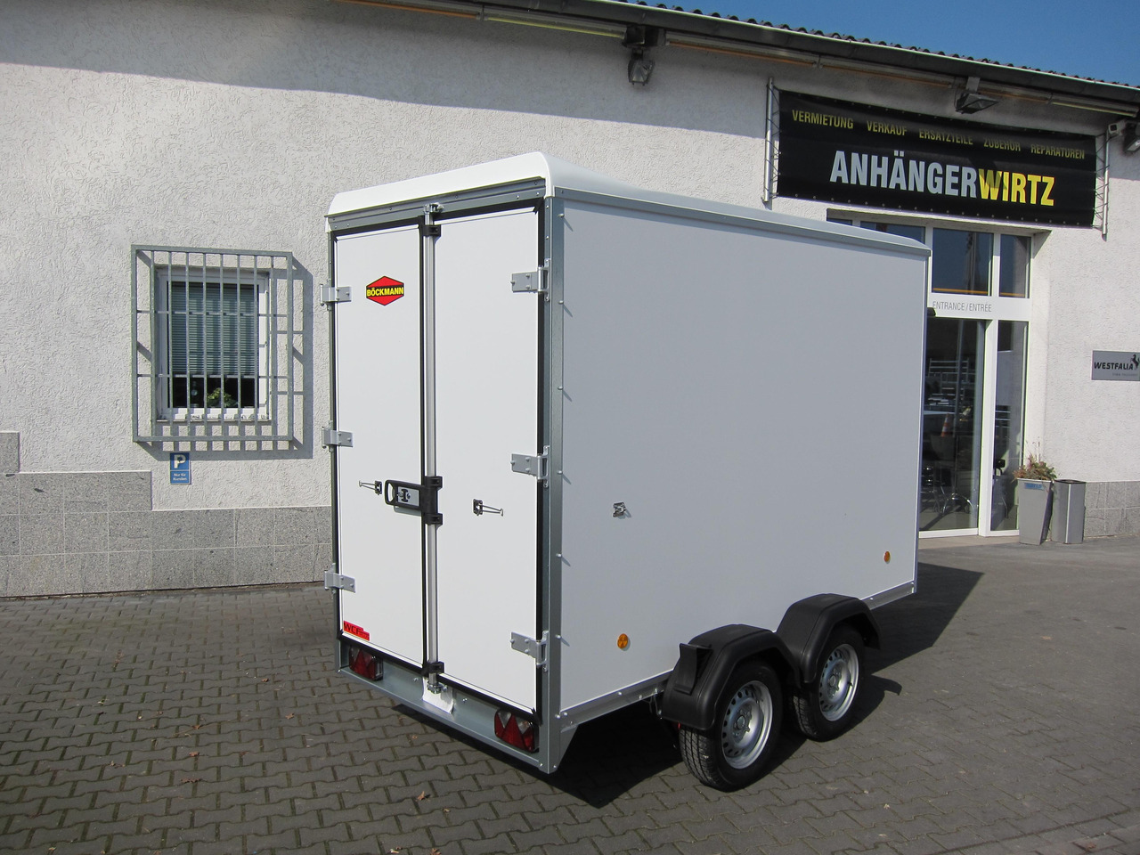 Böckmann Koffer KT 3015/20 H weiß 301x150x202 (M) 2000kg - Remolque caja cerrada: foto 3 Böckmann Koffer KT 3015/20 H weiß 301x150x202 (M) 2000kg - Remolque caja cerrada: foto 3