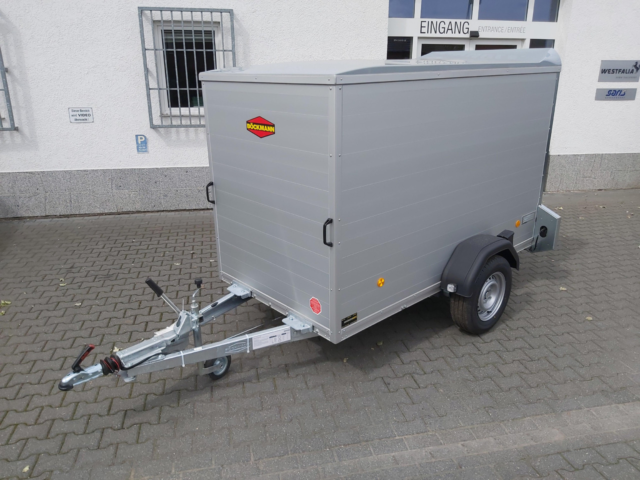 Böckmann Koffer KT AL 2513/135 F 250x131x151cm Alu Polydach grau (S) 1350kg - Remolque caja cerrada: foto 2 Böckmann Koffer KT AL 2513/135 F 250x131x151cm Alu Polydach grau (S) 1350kg - Remolque caja cerrada: foto 2