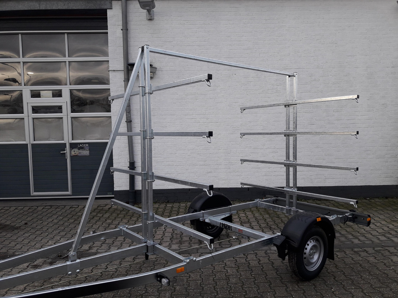 Brenderup Boattrailer Bootsanhänger 161000B CX Kanu / Kayak SUP Board Gestell 1000kg Online Aktion - Remolque para barco: foto 3 Brenderup Boattrailer Bootsanhänger 161000B CX Kanu / Kayak SUP Board Gestell 1000kg Online Aktion - Remolque para barco: foto 3