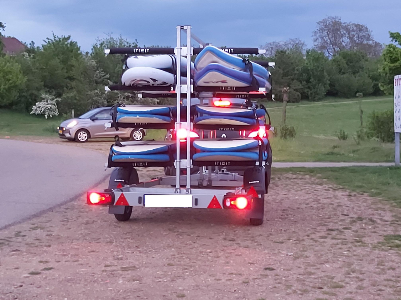 Brenderup Boattrailer Bootsanhänger 8116 160750UB Kanu/Kayak SUP Board Gestell 750kg 306002 - Remolque para barco: foto 2 Brenderup Boattrailer Bootsanhänger 8116 160750UB Kanu/Kayak SUP Board Gestell 750kg 306002 - Remolque para barco: foto 2