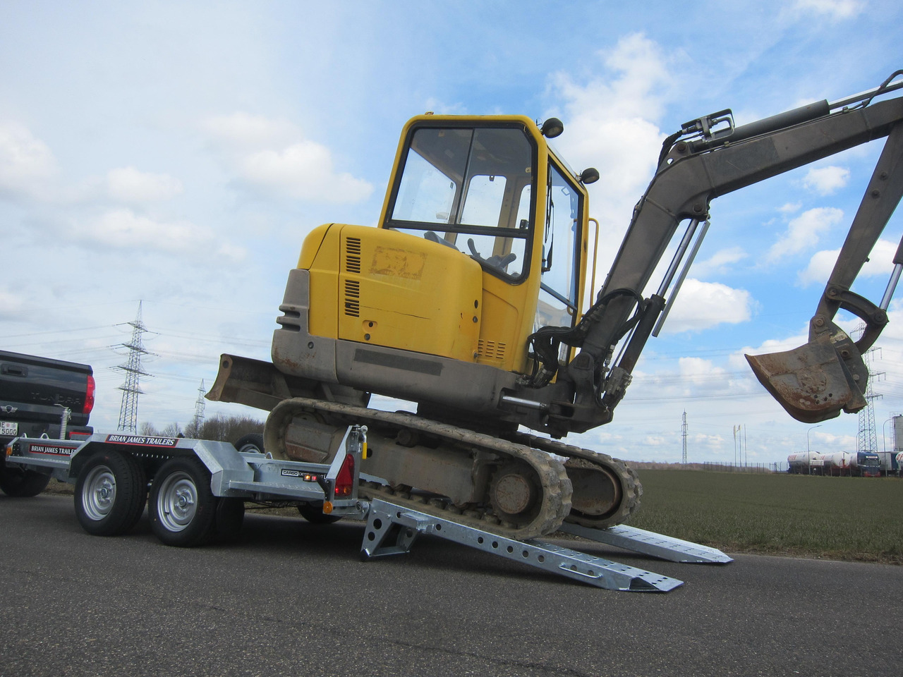 Brian James Digger Plant 543-3217-35 320x170cm Schaufelablage Rampen Reserverad 3500kg - Remolque porta maquinaria: foto 2 Brian James Digger Plant 543-3217-35 320x170cm Schaufelablage Rampen Reserverad 3500kg - Remolque porta maquinaria: foto 2