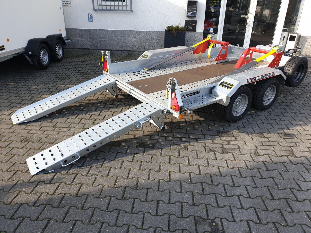 Brian James Digger Plant 543-3217-35 320x170cm TracStrap Ladungssicherung Reserverad Rampen 3500kg - Remolque porta maquinaria: foto 5 Brian James Digger Plant 543-3217-35 320x170cm TracStrap Ladungssicherung Reserverad Rampen 3500kg - Remolque porta maquinaria: foto 5