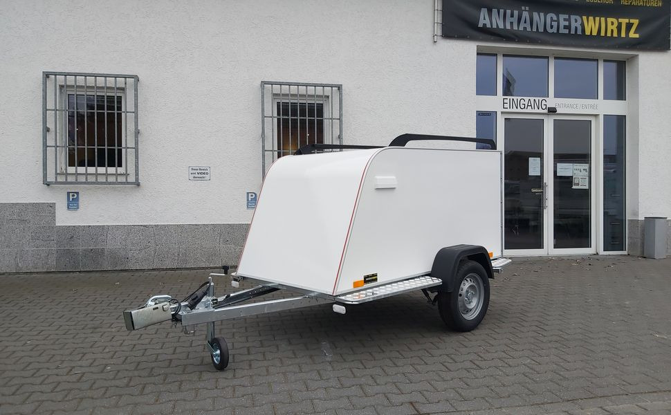 Kofferanhänger TF3 S Mini 205x110x90cm Reling (XS) 750kg 100km/H - Remolque caja cerrada: foto 1 Kofferanhänger TF3 S Mini 205x110x90cm Reling (XS) 750kg 100km/H - Remolque caja cerrada: foto 1