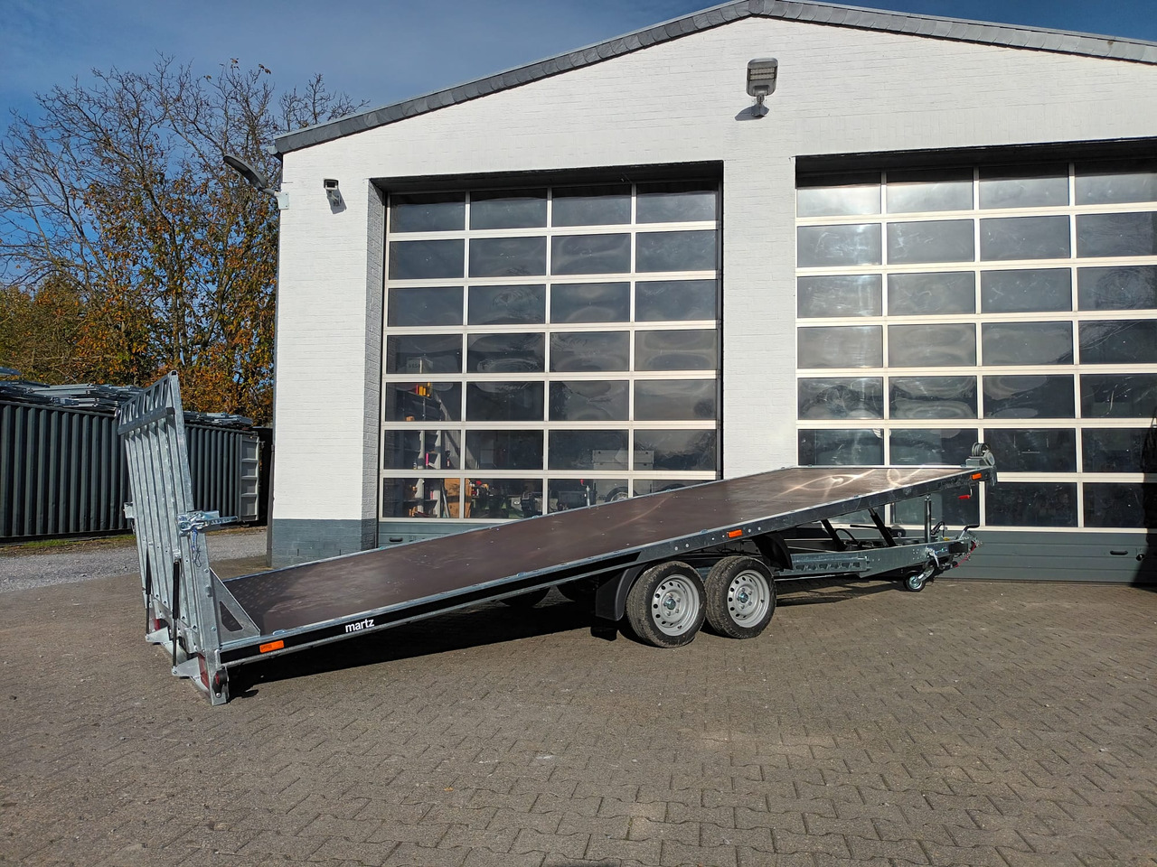 Martz Universal GT KIPP 600/2 S 600x210cm ankippbar Heckklappe Winde 13" 3500kg - Remolque porta maquinaria: foto 3 Martz Universal GT KIPP 600/2 S 600x210cm ankippbar Heckklappe Winde 13" 3500kg - Remolque porta maquinaria: foto 3