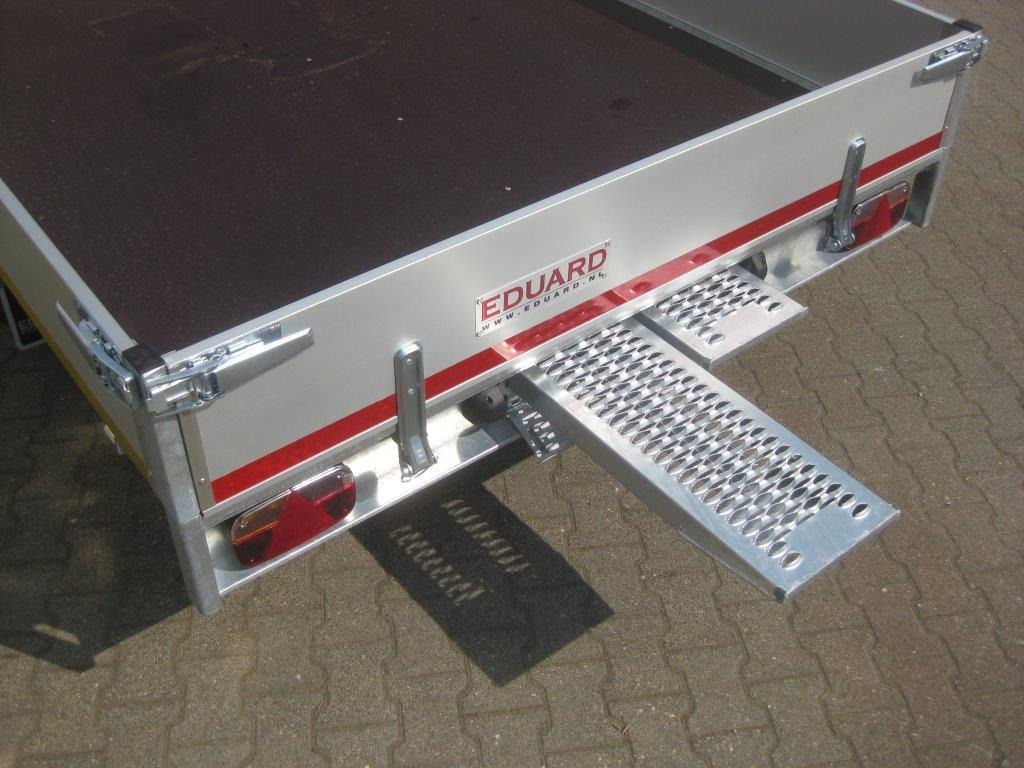 Multi Transporter 406x200x30cm Rampen Seilwinde 13" niedrig Fahrwerk (XL) 2700kg - Remolque plataforma/ Caja abierta: foto 5 Multi Transporter 406x200x30cm Rampen Seilwinde 13" niedrig Fahrwerk (XL) 2700kg - Remolque plataforma/ Caja abierta: foto 5