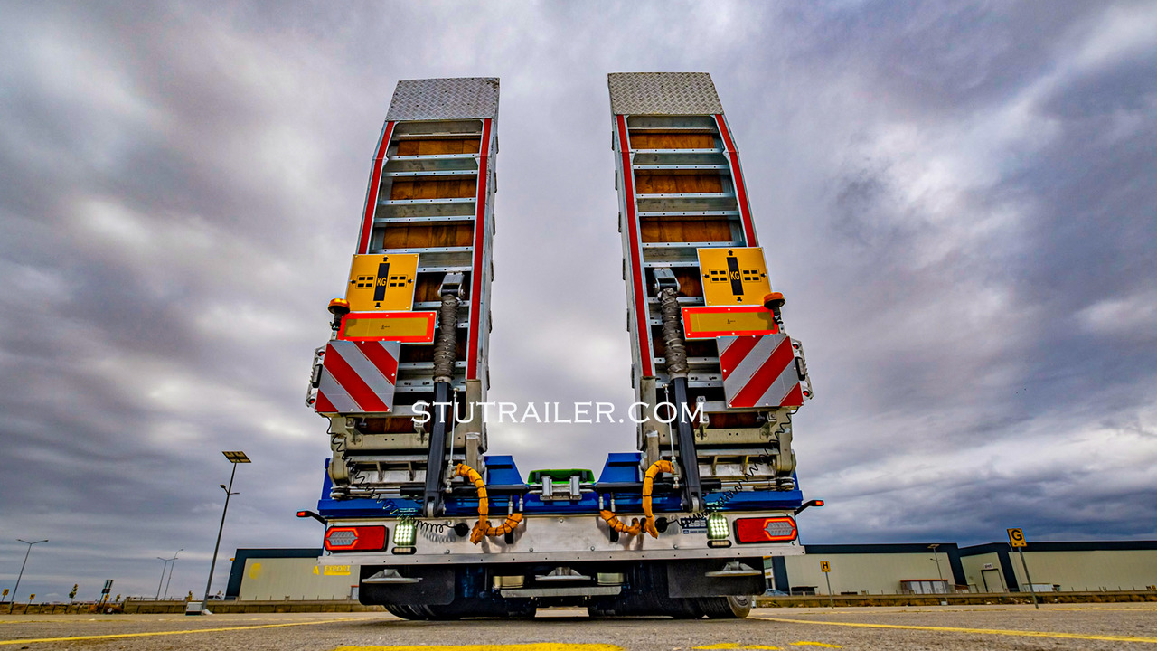 Semirremolque góndola rebajadas nuevo STU 5 Axle Hydraulic Steering Extendable Low Laoder: foto 12