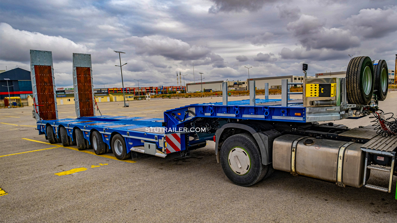 Semirremolque góndola rebajadas nuevo STU 5 Axle Hydraulic Steering Extendable Low Laoder: foto 16