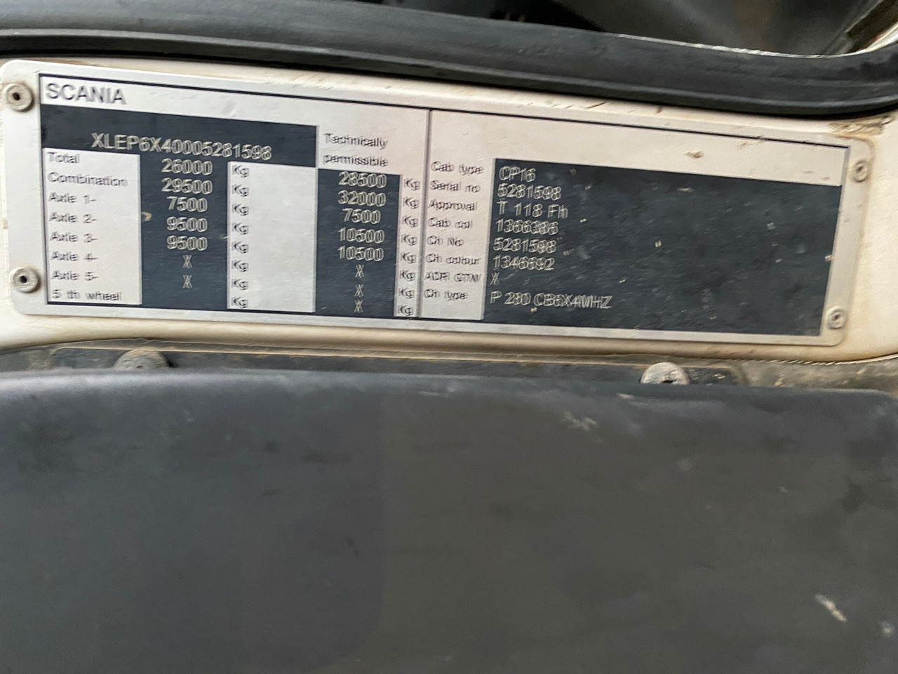 Camión hormigonera Scania P280 6x4 Concrete Mixer: foto 8 Camión hormigonera Scania P280 6x4 Concrete Mixer: foto 8