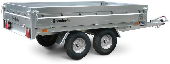 Brenderup 3251STB1300, 1000 kg, Stahl Hochlader, 2500 x 1420 x 350 mm - Remolque de coche: foto 4 Brenderup 3251STB1300, 1000 kg, Stahl Hochlader, 2500 x 1420 x 350 mm - Remolque de coche: foto 4