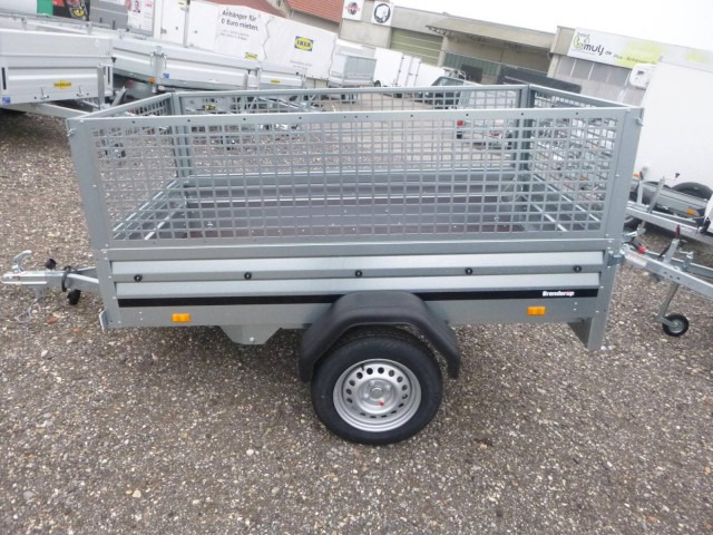 Brenderup Kippi 200, 1205SUB 2030 x 1160 x 350 mm, mit Laubgitter 50 cm - Remolque de coche: foto 3 Brenderup Kippi 200, 1205SUB 2030 x 1160 x 350 mm, mit Laubgitter 50 cm - Remolque de coche: foto 3