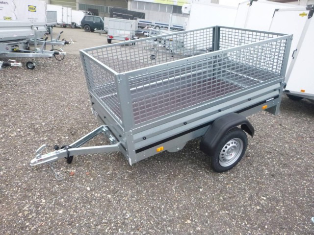 Brenderup Kippi 200, 1205SUB 2030 x 1160 x 350 mm, mit Laubgitter 50 cm - Remolque de coche: foto 2 Brenderup Kippi 200, 1205SUB 2030 x 1160 x 350 mm, mit Laubgitter 50 cm - Remolque de coche: foto 2