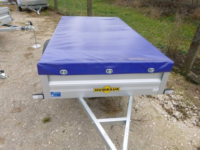 Humbaur HA 752111 mit Flachplane, 2050 x 1100 x 350 mm - Remolque de coche: foto 2 Humbaur HA 752111 mit Flachplane, 2050 x 1100 x 350 mm - Remolque de coche: foto 2