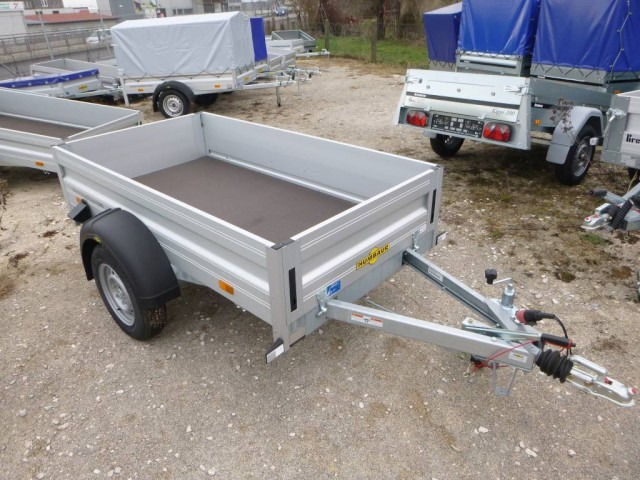 Humbaur HA 752111 mit KV, 750 kg gebremst, 2050 x 1100 x 350 mm - Remolque de coche: foto 1 Humbaur HA 752111 mit KV, 750 kg gebremst, 2050 x 1100 x 350 mm - Remolque de coche: foto 1