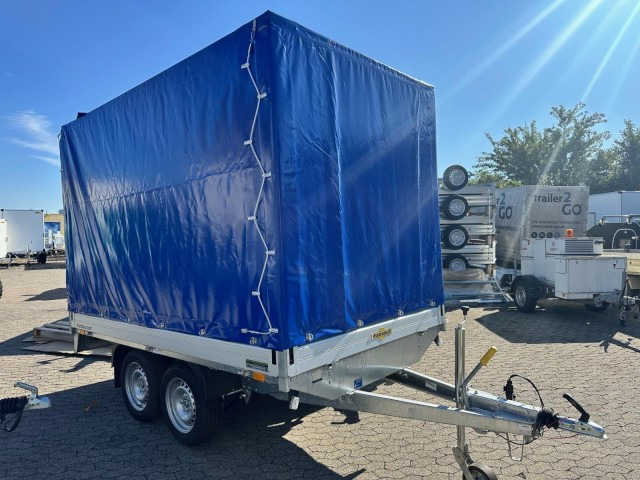 Humbaur HT 253118 Hochlader 2,5 to. mit Hochplane 200 cm - Remolque de coche: foto 1 Humbaur HT 253118 Hochlader 2,5 to. mit Hochplane 200 cm - Remolque de coche: foto 1