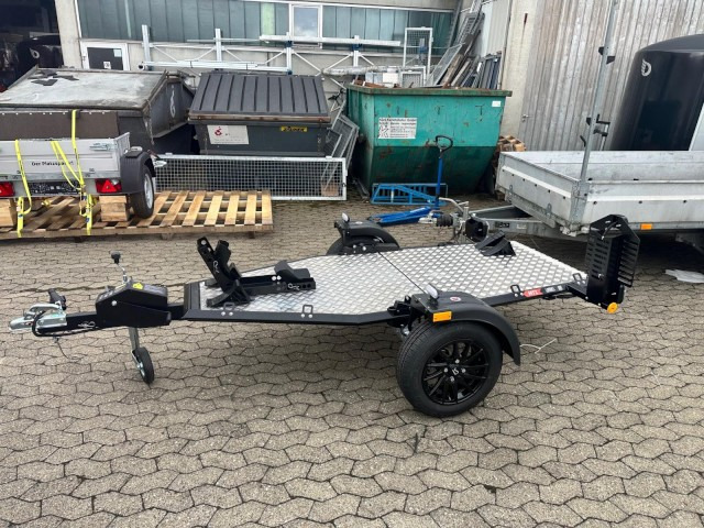 Lorries Motorradanhänger MT-1, 0,75 to. 245 x 99 cm, Alu-Felgen - Remolque para moto: foto 1 Lorries Motorradanhänger MT-1, 0,75 to. 245 x 99 cm, Alu-Felgen - Remolque para moto: foto 1