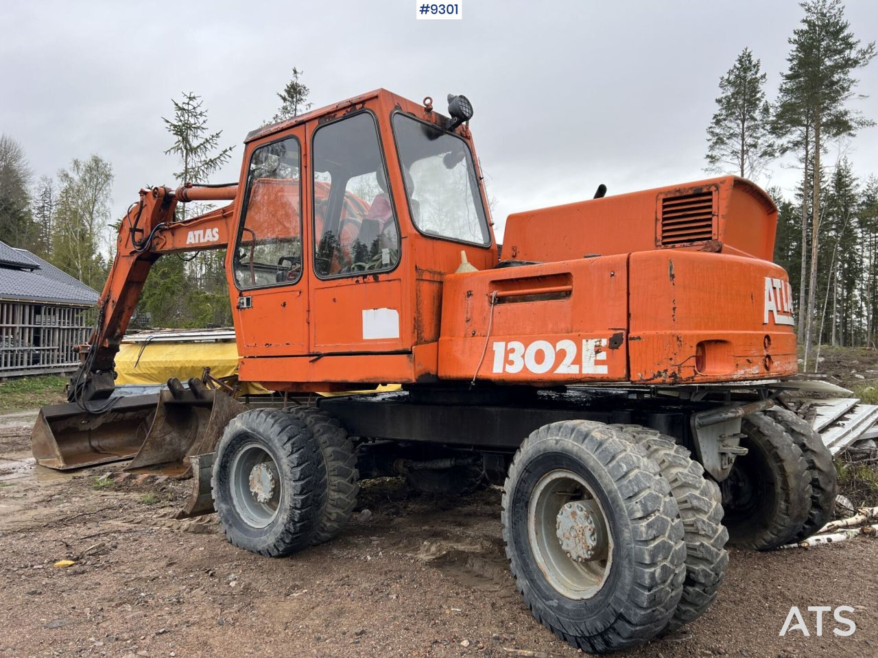 Atlas 1302 E Wheeled excavator with attachments (VIDEO) - Excavadora de ruedas: foto 3 Atlas 1302 E Wheeled excavator with attachments (VIDEO) - Excavadora de ruedas: foto 3