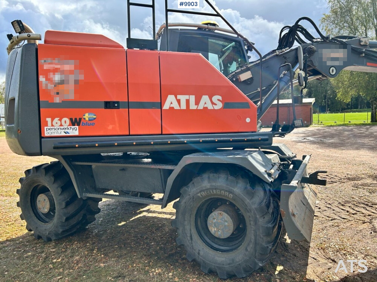 Atlas 160 wheel excavator with tiltrotator and attachments - Excavadora de ruedas: foto 4 Atlas 160 wheel excavator with tiltrotator and attachments - Excavadora de ruedas: foto 4