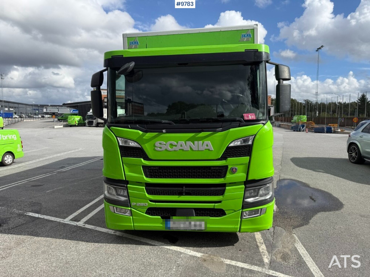Camión caja cerrada Box truck Scania P280 gas-powered: foto 10