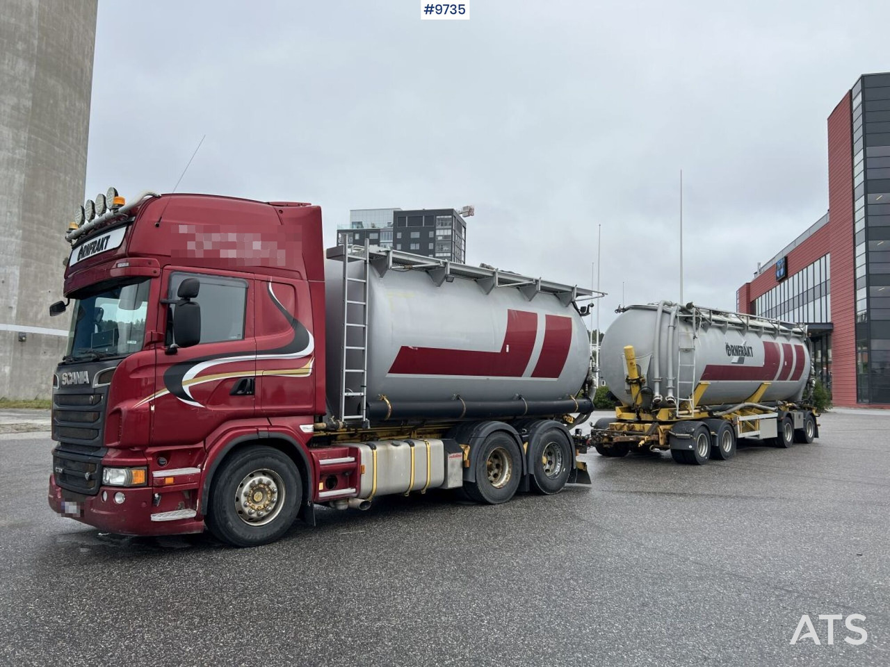 Bulk transport vehicle, Scania R730 with SITE AL-41-TPIK-4AK trailer - Camión cisterna: foto 1 Bulk transport vehicle, Scania R730 with SITE AL-41-TPIK-4AK trailer - Camión cisterna: foto 1