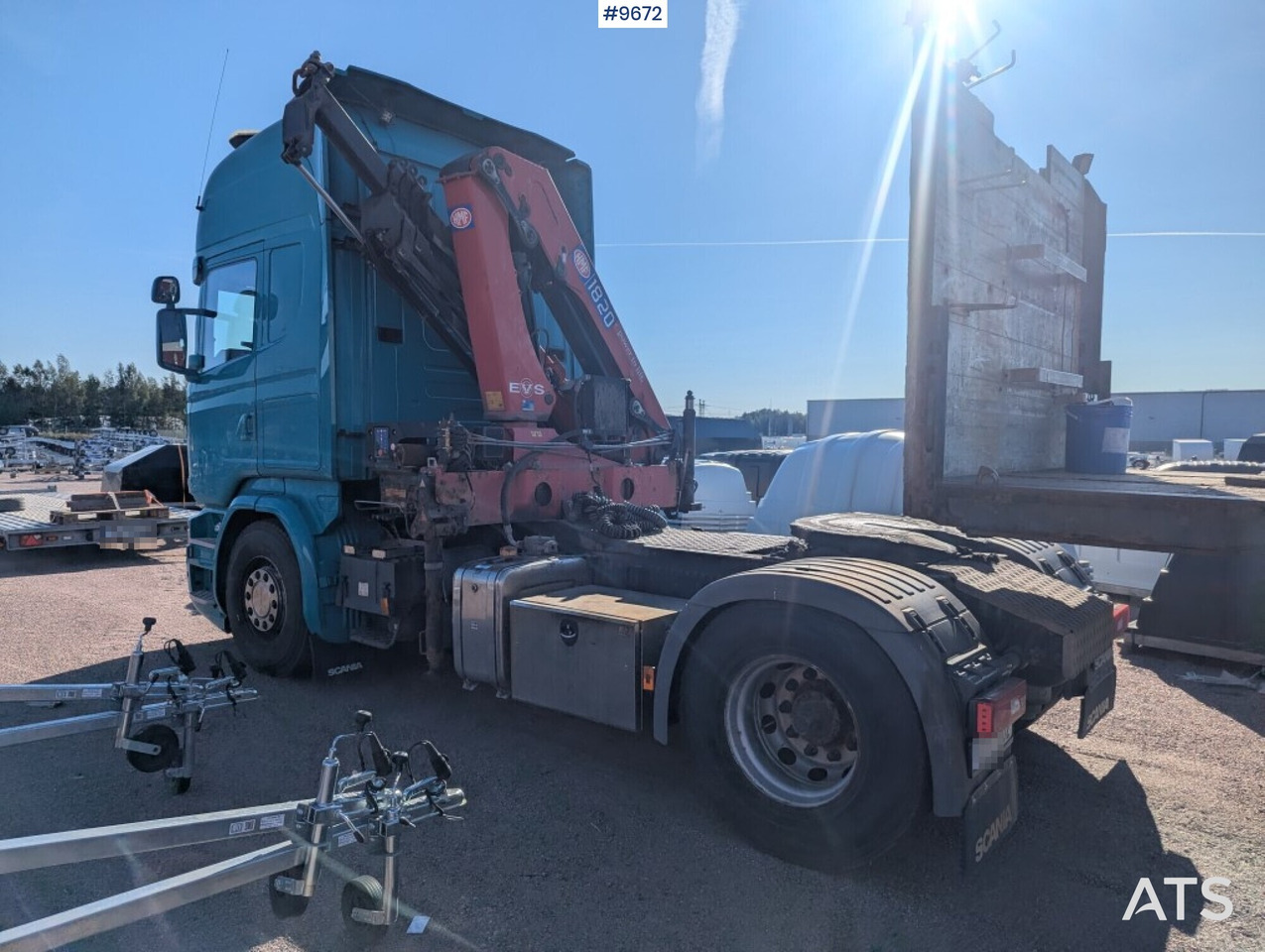Tractor unit with crane Scania R410 4X2 - Cabeza tractora: foto 2 Tractor unit with crane Scania R410 4X2 - Cabeza tractora: foto 2