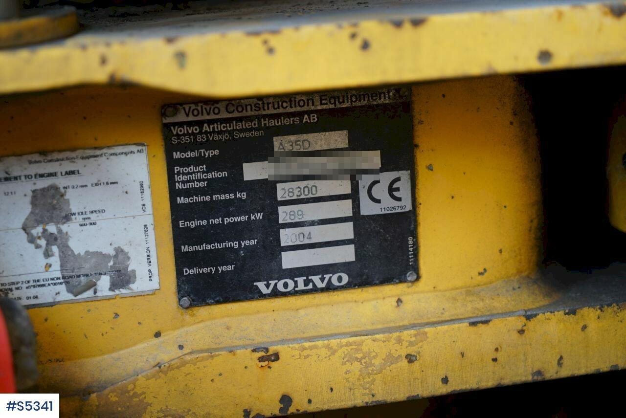 Dúmper DUMPER Volvo A35D 6x6: foto 13