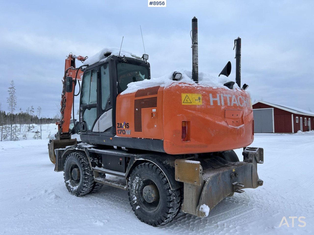 Hitachi ZX 170 W Wheeled excavator with tipper wagon and attachments - Excavadora de ruedas: foto 4 Hitachi ZX 170 W Wheeled excavator with tipper wagon and attachments - Excavadora de ruedas: foto 4