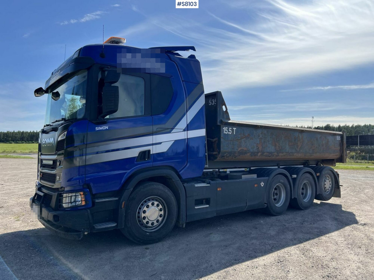 Hook truck, Scania R580, Joab L27 Hook - Camión multibasculante: foto 2 Hook truck, Scania R580, Joab L27 Hook - Camión multibasculante: foto 2