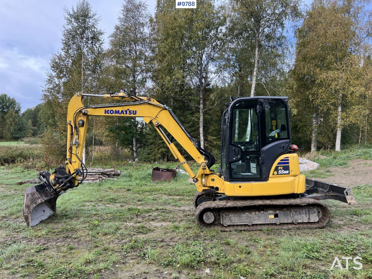 Miniexcavadora KOMATSU PC55MR-5E0 Excavator with attachments (SEE VIDEO): foto 13 Miniexcavadora KOMATSU PC55MR-5E0 Excavator with attachments (SEE VIDEO): foto 13