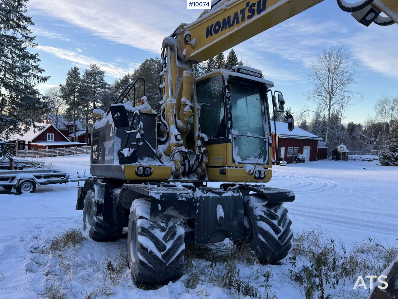 Komatsu PW148 Wheeled excavator with rotor and buckets - Excavadora de ruedas: foto 4 Komatsu PW148 Wheeled excavator with rotor and buckets - Excavadora de ruedas: foto 4