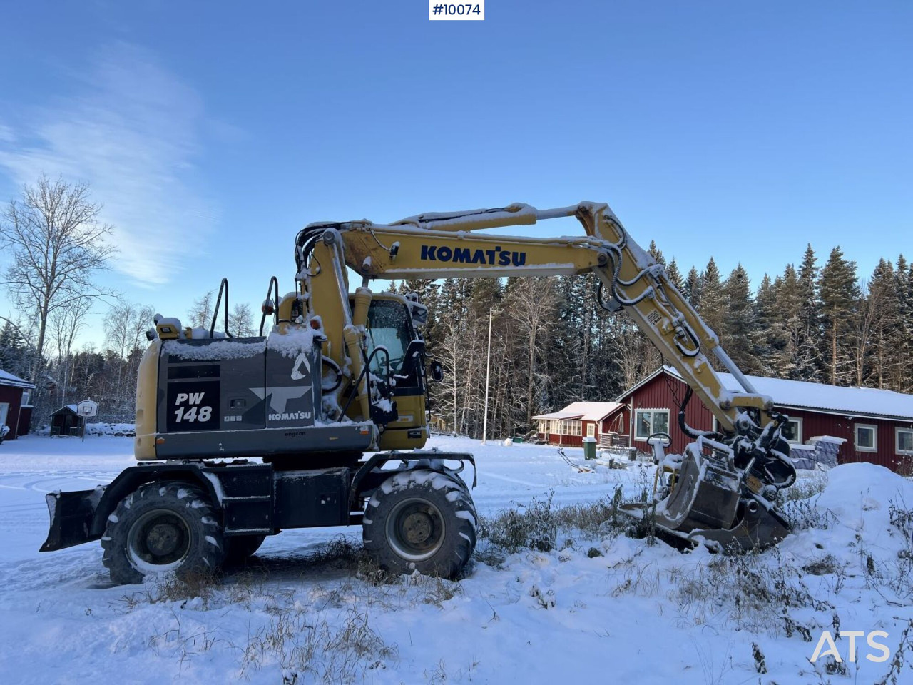 Komatsu PW148 Wheeled excavator with rotor and buckets - Excavadora de ruedas: foto 2 Komatsu PW148 Wheeled excavator with rotor and buckets - Excavadora de ruedas: foto 2