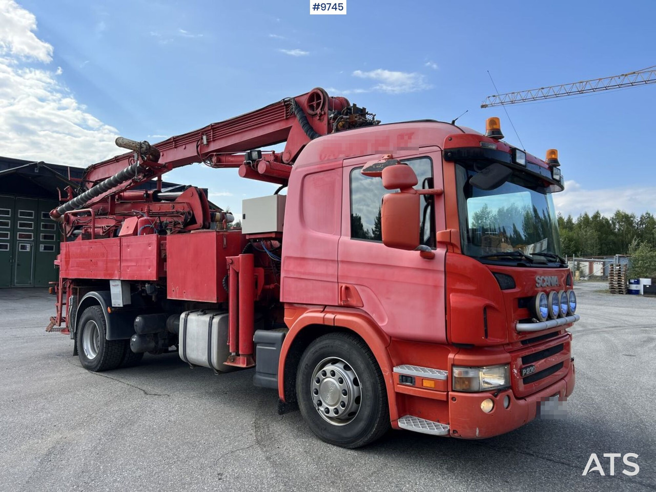 Scania P230 with Concrete pump - Camión bomba de hormigón: foto 2 Scania P230 with Concrete pump - Camión bomba de hormigón: foto 2
