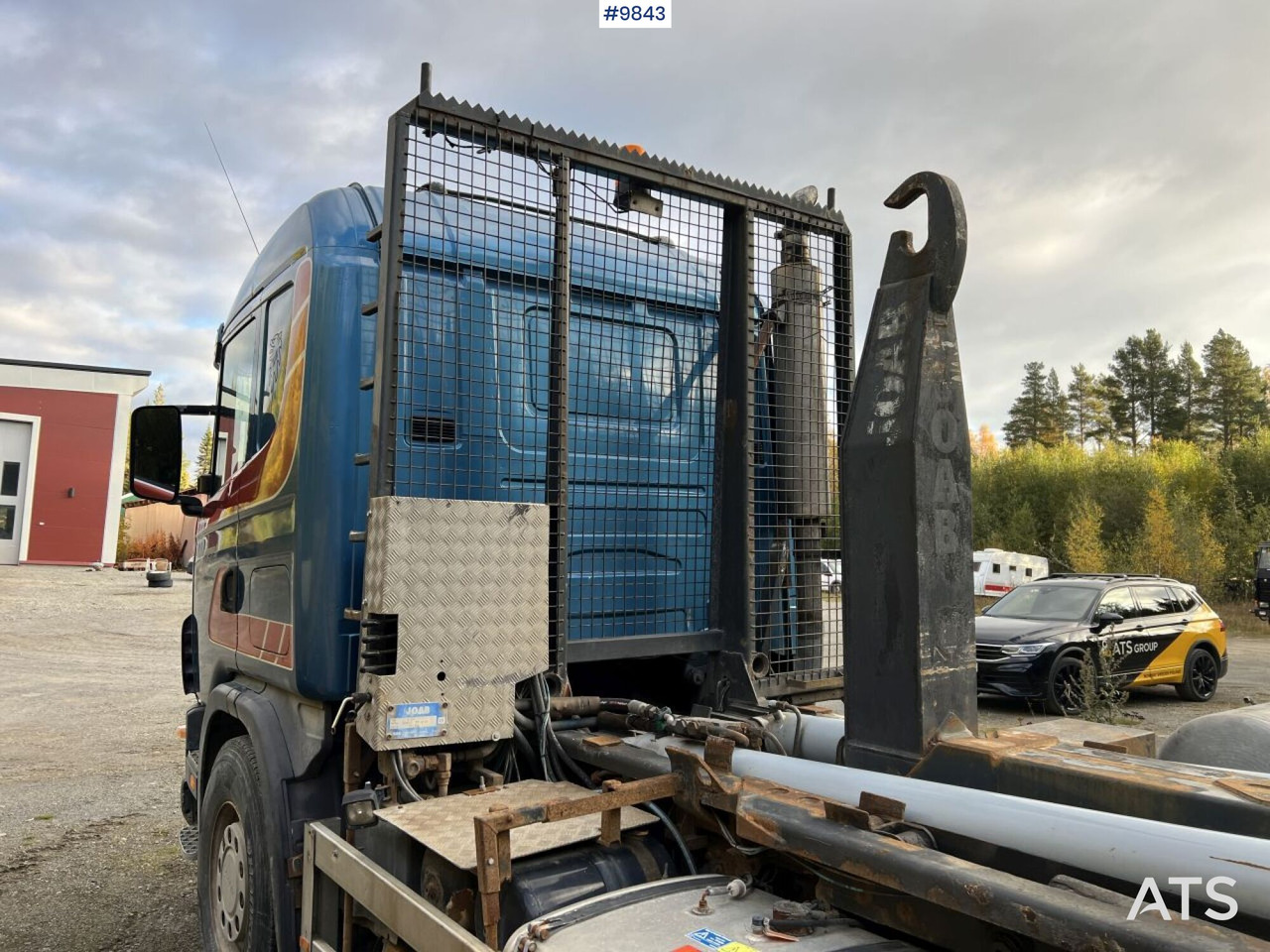 Scania R144 Hook Truck with plow equipment - Camión multibasculante: foto 5 Scania R144 Hook Truck with plow equipment - Camión multibasculante: foto 5