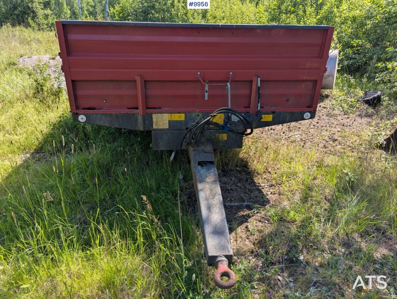 Tipper Weckman WS100 - Remolque volquete: foto 3 Tipper Weckman WS100 - Remolque volquete: foto 3