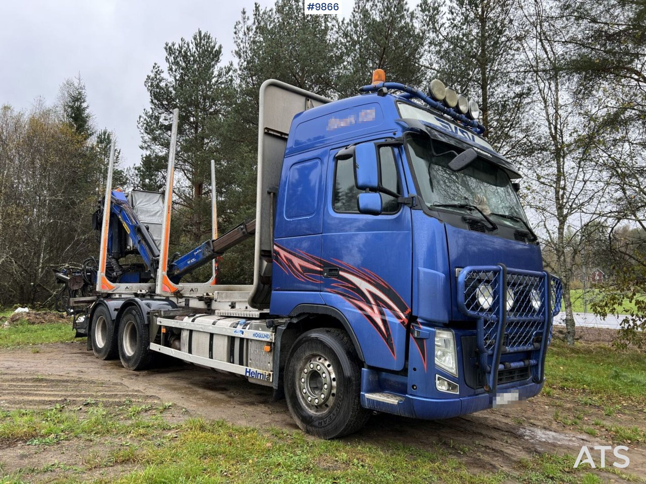 Volvo FH D13 Timber truck with Palfinger M110 crane - Camión forestal: foto 1 Volvo FH D13 Timber truck with Palfinger M110 crane - Camión forestal: foto 1
