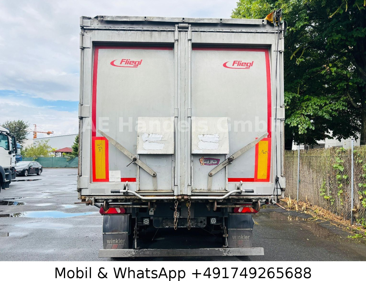 Fliegl DHKS 390 Stahl *50m³/Lift/Podest/Getreideöffnung - Semirremolque volquete: foto 3 Fliegl DHKS 390 Stahl *50m³/Lift/Podest/Getreideöffnung - Semirremolque volquete: foto 3