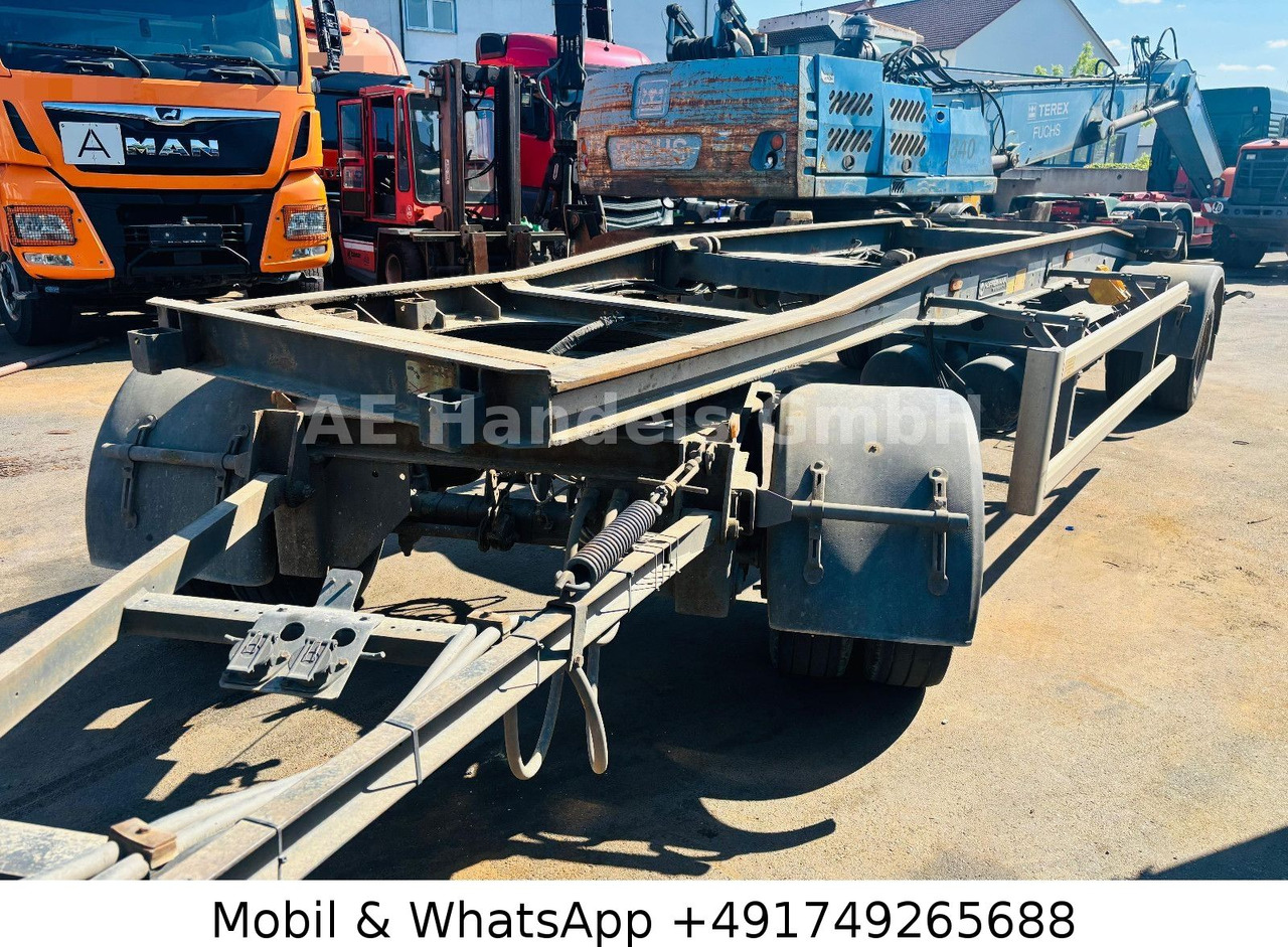Remolque multilift/ Portacontenedores de cadenas Hüffermann HSA Drehschemel Schlitten *BPW-ECO: foto 9