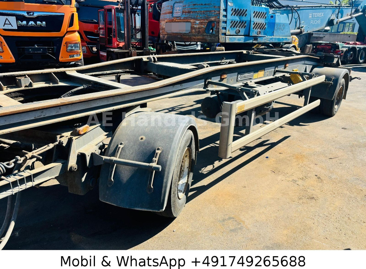 Remolque multilift/ Portacontenedores de cadenas Hüffermann HSA Drehschemel Schlitten *BPW-ECO: foto 7