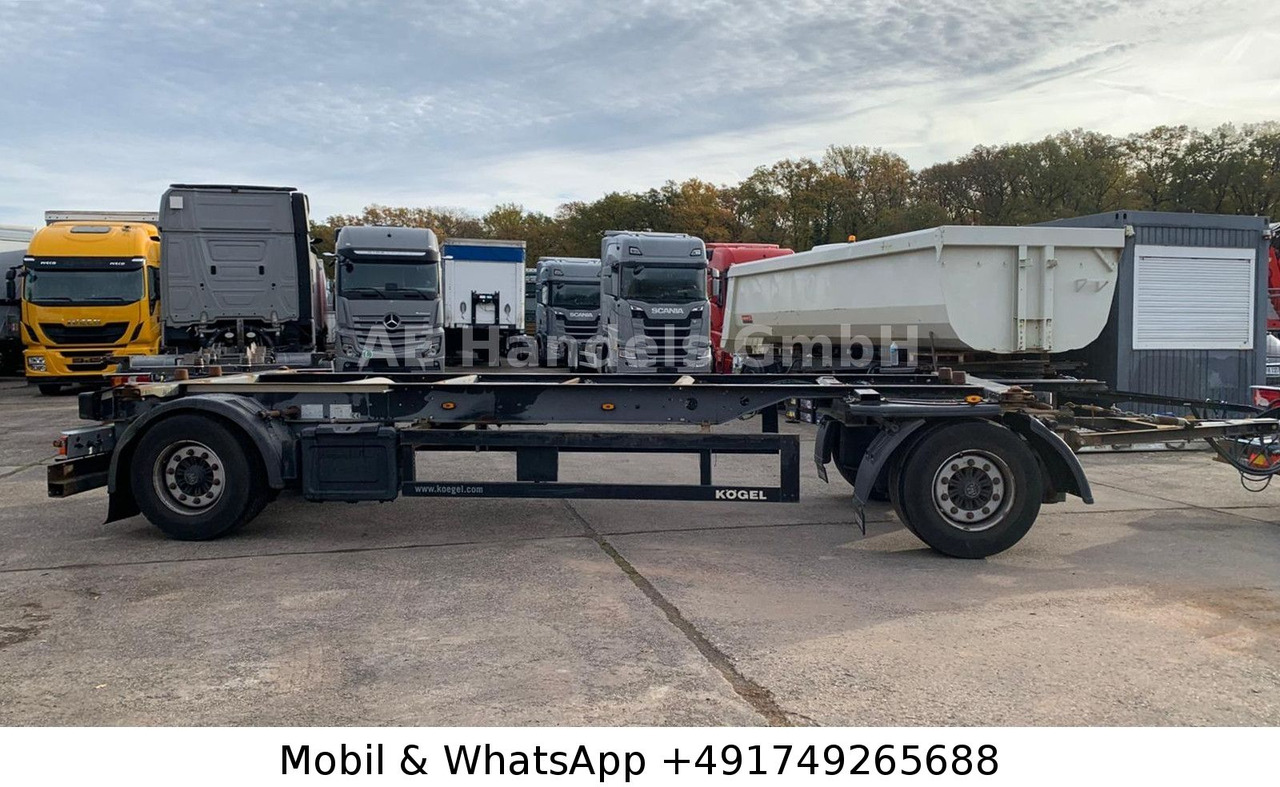 Kögel AW 18 BDF Drehschemel *Scheibenbremsen/Vollluft - Remolque portacontenedore/ Intercambiable: foto 2 Kögel AW 18 BDF Drehschemel *Scheibenbremsen/Vollluft - Remolque portacontenedore/ Intercambiable: foto 2