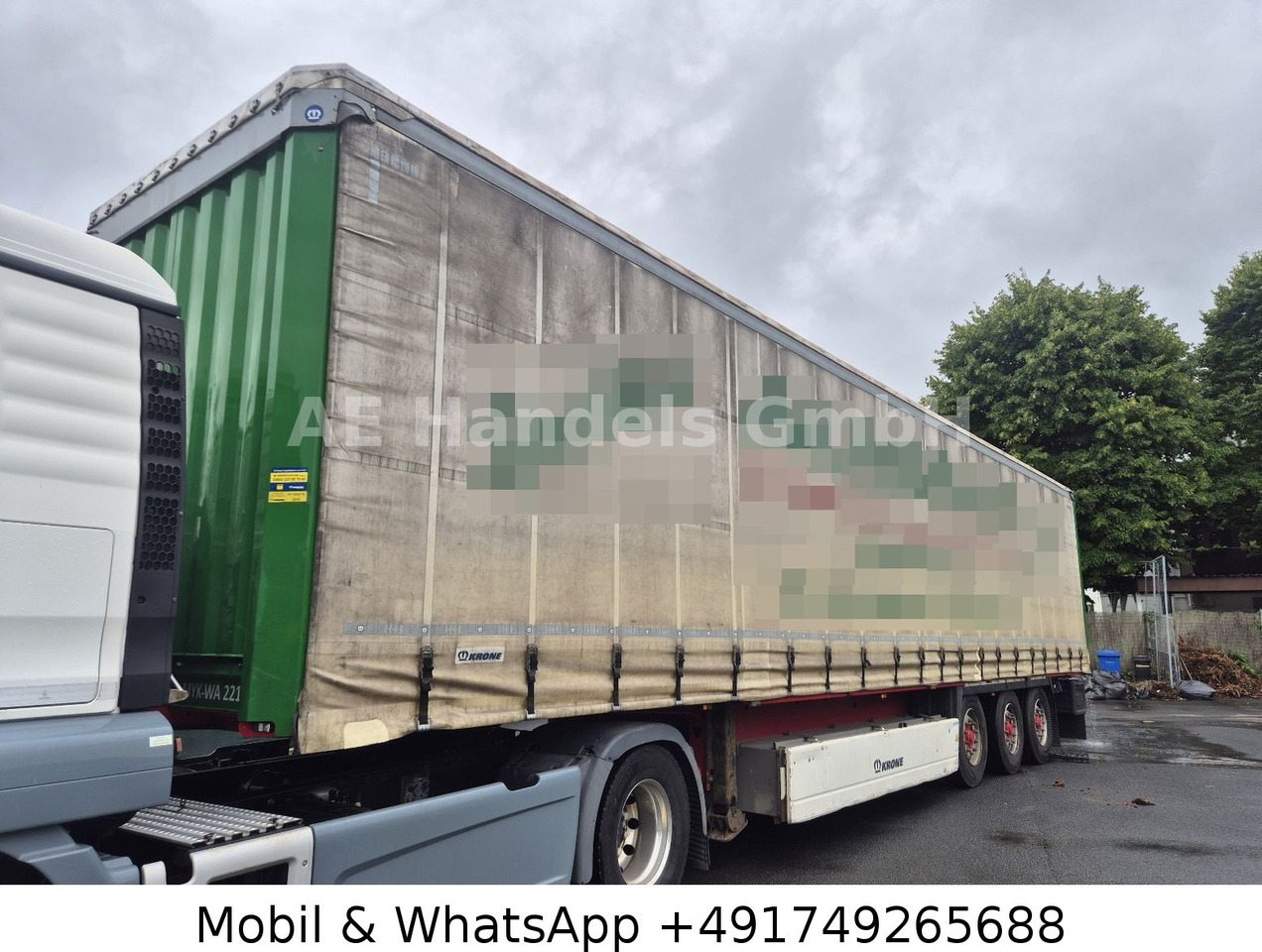 Krone SD Coil *Edscha/Tautliner/1.Lift/Palettenkasten - Semirremolque lona: foto 1 Krone SD Coil *Edscha/Tautliner/1.Lift/Palettenkasten - Semirremolque lona: foto 1