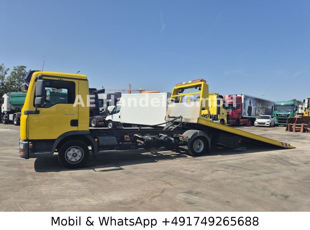 Grua de remolque autos, Furgoneta MAN TGL 8.180 BL *Brille/Seilwinde/Schiebeplateau: foto 11