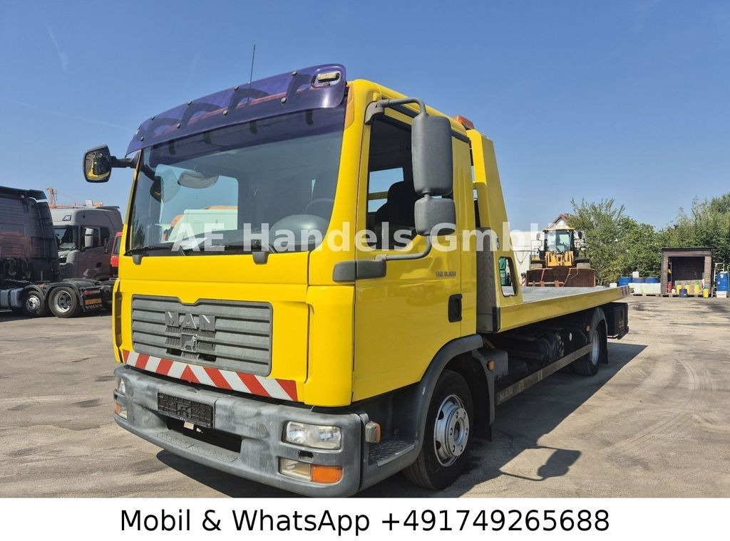 Grua de remolque autos, Furgoneta MAN TGL 8.180 BL *Brille/Seilwinde/Schiebeplateau: foto 12