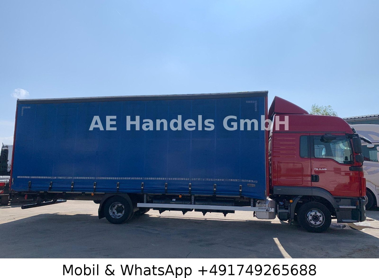 MAN TGL 8.220 L BL P+P *Tautliner/2xTank/AHK/LDW - Furgoneta con lona: foto 2 MAN TGL 8.220 L BL P+P *Tautliner/2xTank/AHK/LDW - Furgoneta con lona: foto 2
